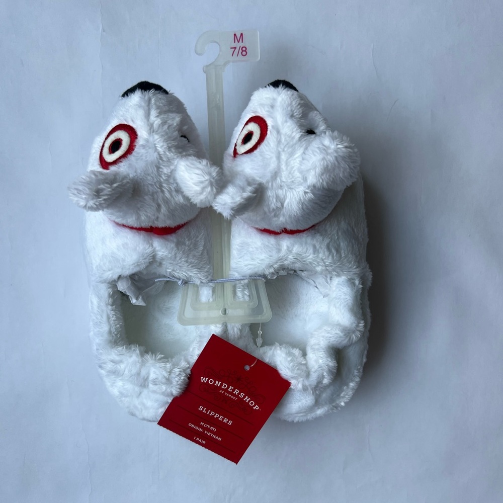 Target Bullseye Character Slippers - Toddler Wondershop - Picture 2 of 4